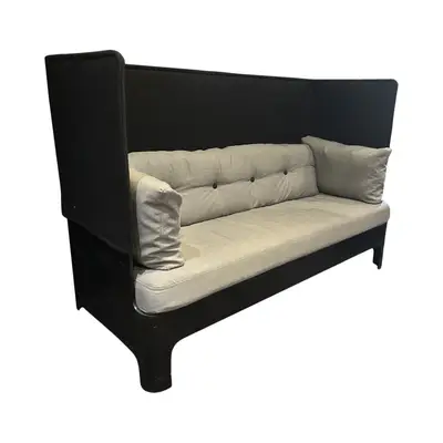 Soffa Blå Station Koja Svart/Grå