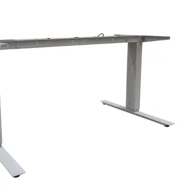 Elskrivbord Grå 120-180×80