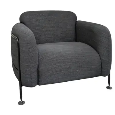 Fåtölj Mass Productions Mega Armchair Mörkgrå (1)