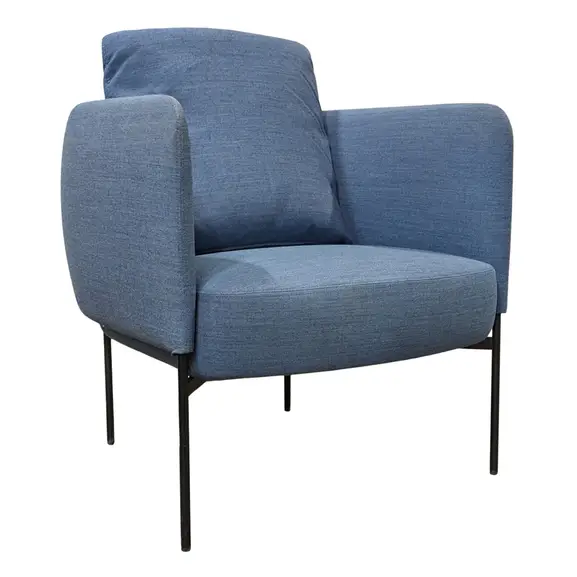 Fåtölj Adea Bonnet BlåSvart
