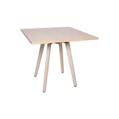 Bord SA-möbler Vitlaserad Ask 80x80