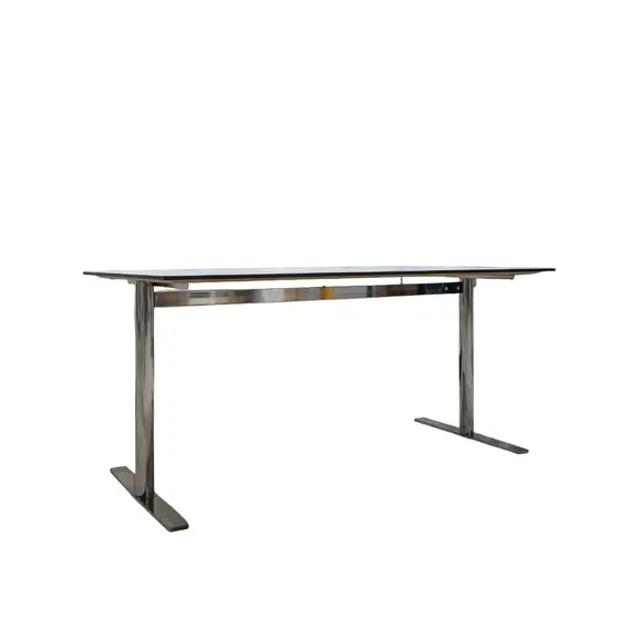 Bord EKV Ceasar T VitSvartKrom 160×80 (2)