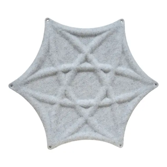 Ljudabsorbent Abstracta Airflake Vit