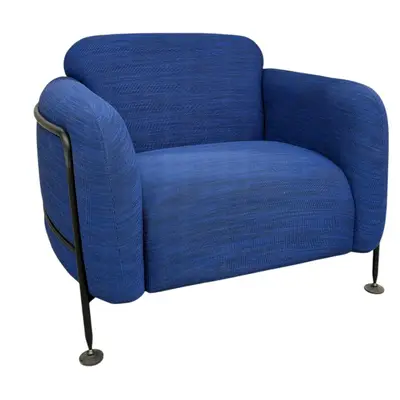 Fåtölj Mass Productions Mega Armchair Blå (1)