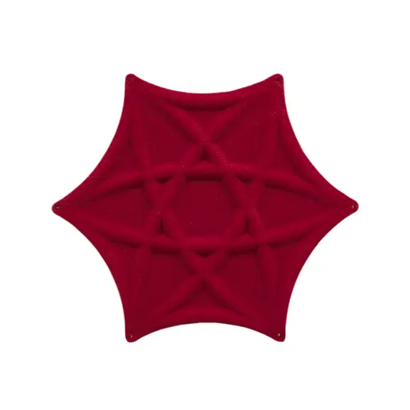 Ljudabsorbent Abstracta Airflake Röd