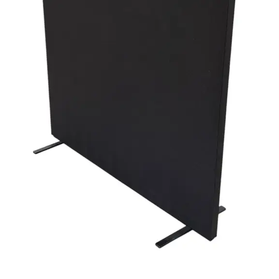 Golvskärm BrunSvart 120×142