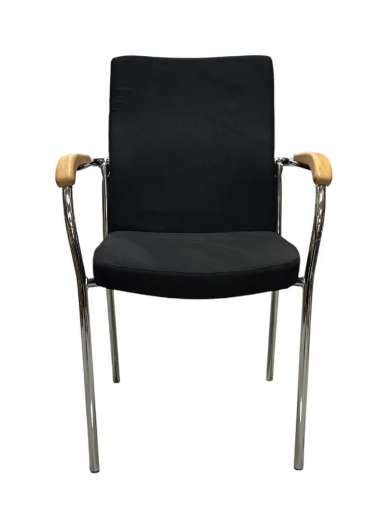 Stol NowyStyl Loco II SvartKromBjörk (1)