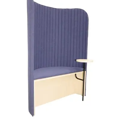 Tyst Fåtölj Zilenzio Blå-Krämvit INRECO