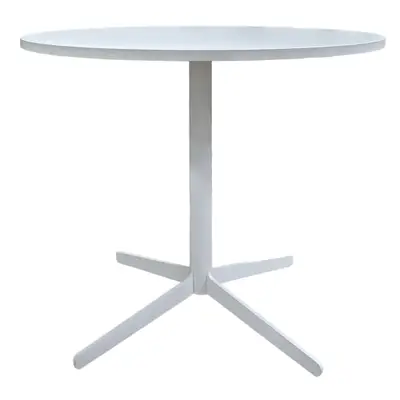 Cafébord Edsbyn Feather Ø90 Vit