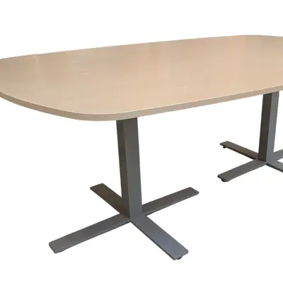 Konferensbord Kinnarps Oberon BjörkGrå 200×120
