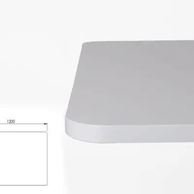 Bordsskiva 120x80 Grå