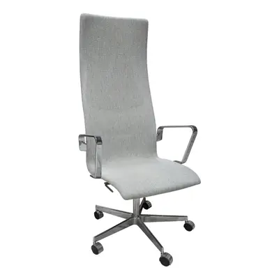 Kontorsstol/Konferensstol Fritz Hansen Oxford Ljusgrå/Krom