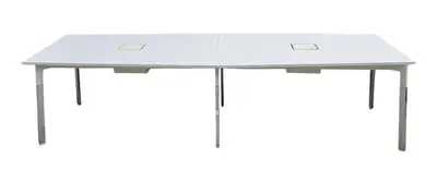 Konferensbord Mitab Angle VitKrom 300×120 (2)