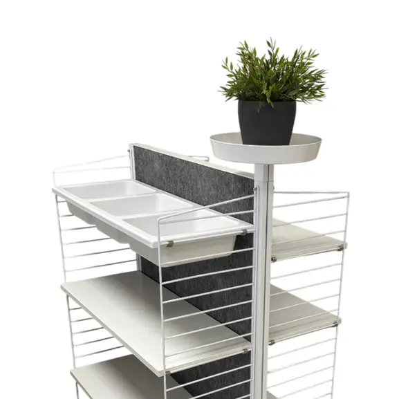 Hylla String Furniture Fristående GråVit (4)