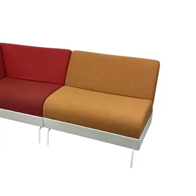 Soffa Lammhults Addit 2-sits RödVinrödOrange