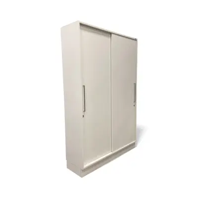 Skjutdörrsförvaring Lundqvist Vit