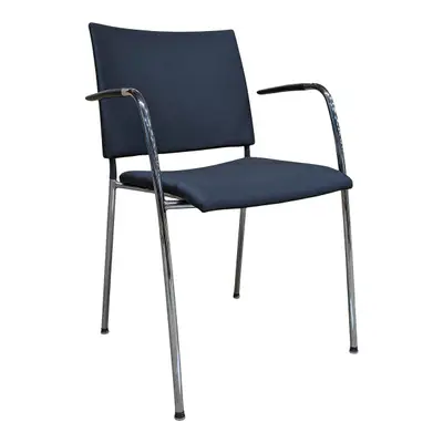 Konferensstol Lammhults Spira Nyklädd SvartKrom (2)