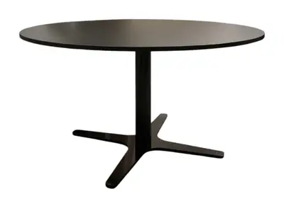 Bord AD Industriservice PS 04 Svart Ø140