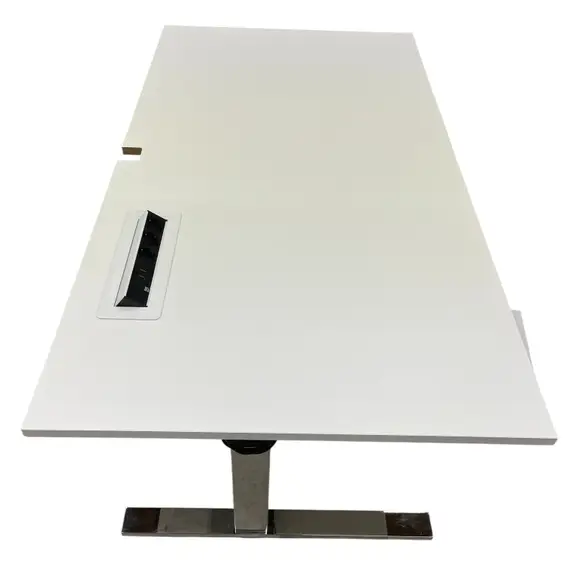 Elskrivbord Linak VitKrom 140×80 (4)