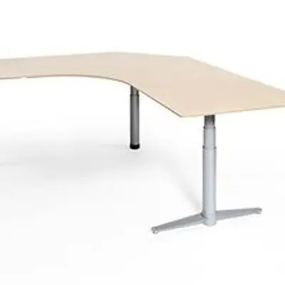 Skrivbord 3-pelare Flerval