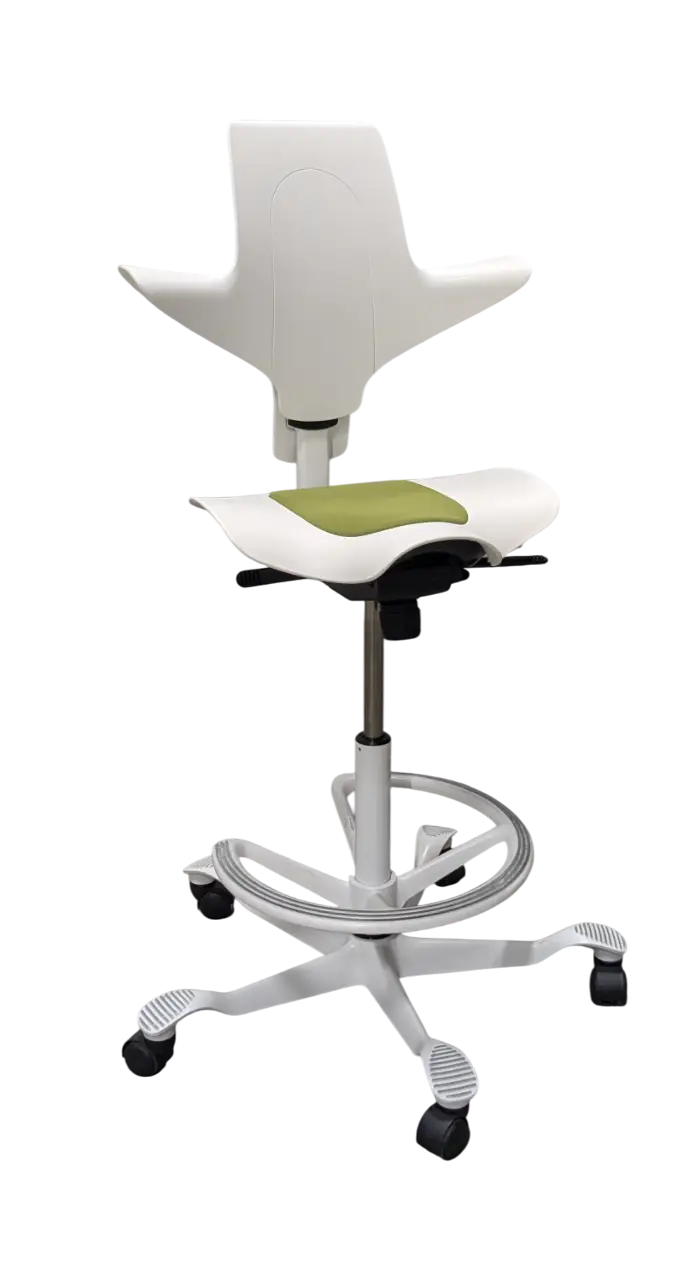 Kontorsstol HÅG Capisco Puls VitMörkgrön (2)