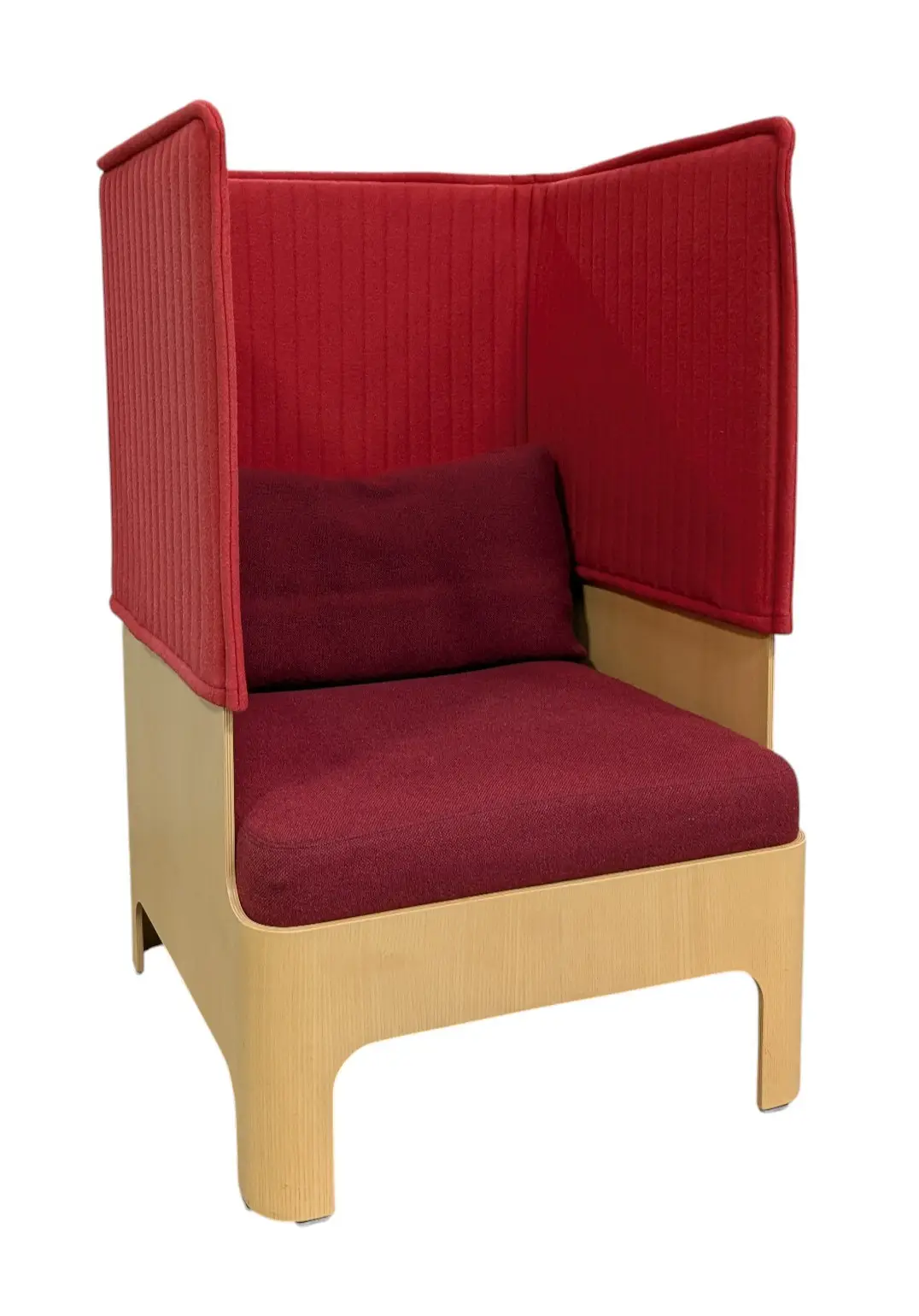 Fåtölj Blå Station Koja High RödVinröd