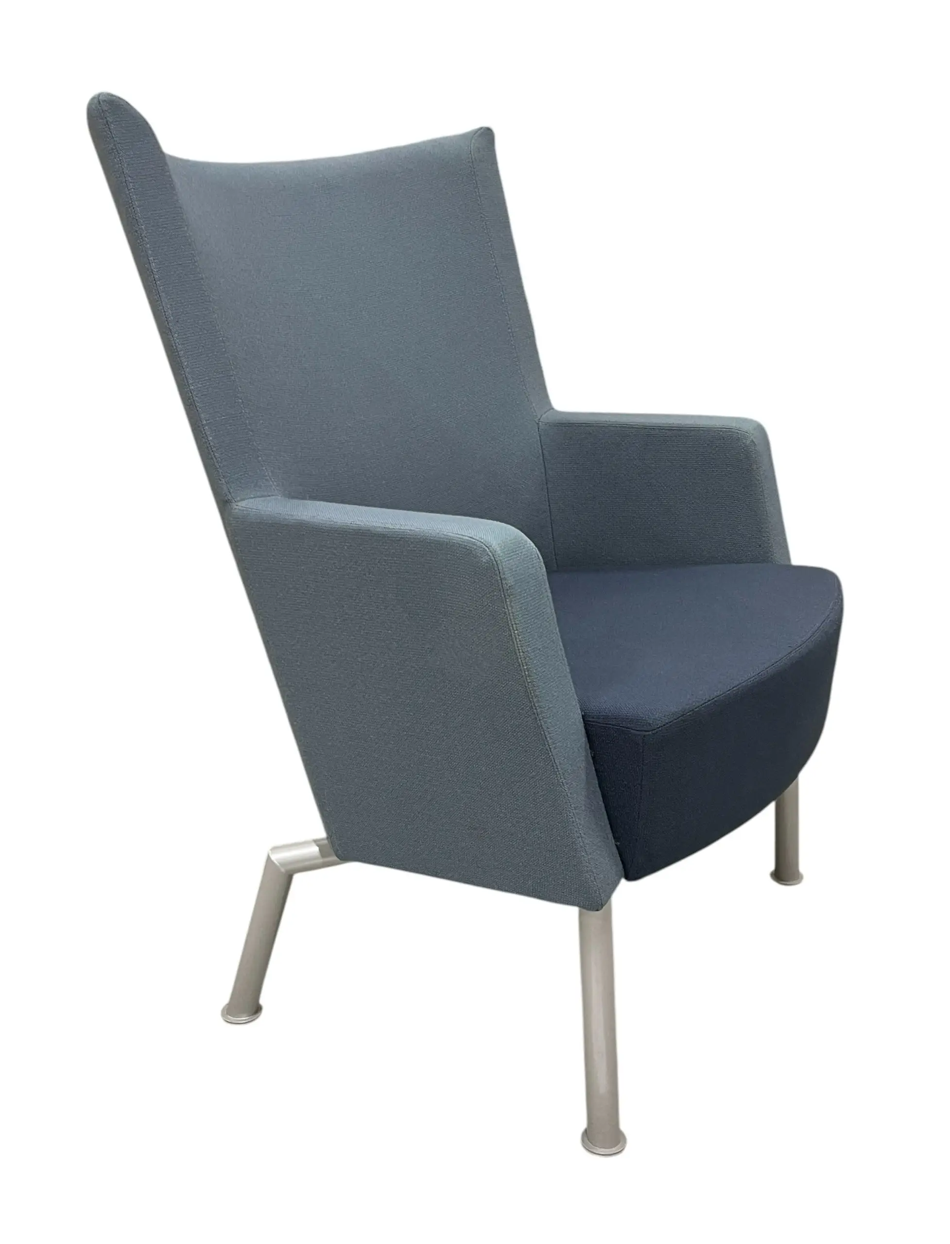 Fåtölj Kinnarps Invito BlåMörkblåGrå (2)