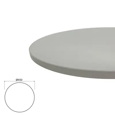 Bordsskiva Ø45 Ljusgrå