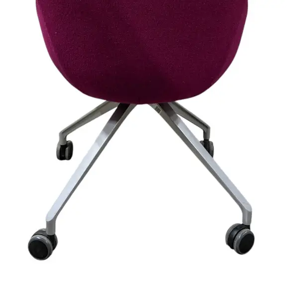 Konferensstol Offecct Ezy High RosaVinröd (5)