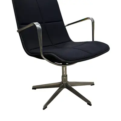 Fåtölj Swedese Kite BlåGråKrom (2)