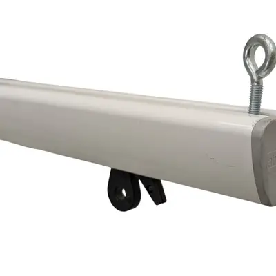 Upphängningsskena Abstracta Vit 3000mm