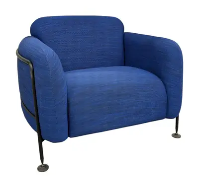 Fåtölj Mass Productions Mega Armchair Blå (1)