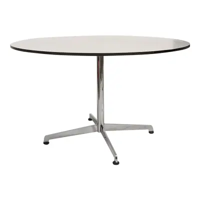 Soffbord Lammhults Cooper VitKrom Ø90