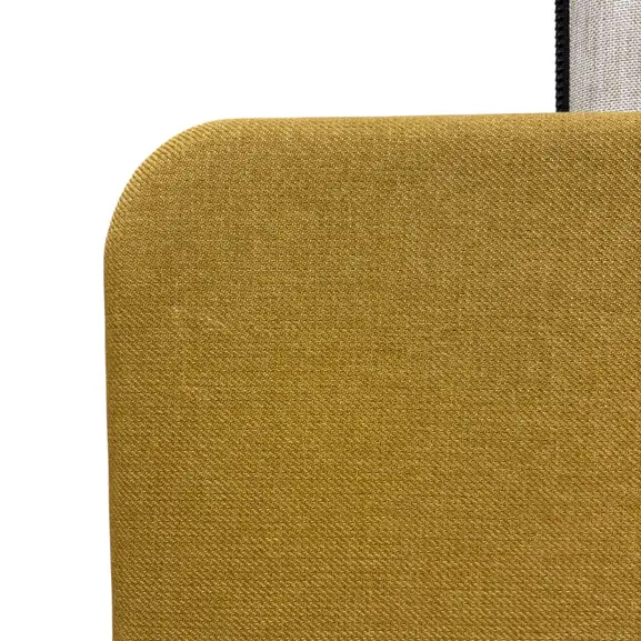 Bordsskärm Abstracta Softline Gul 120×65 (3)