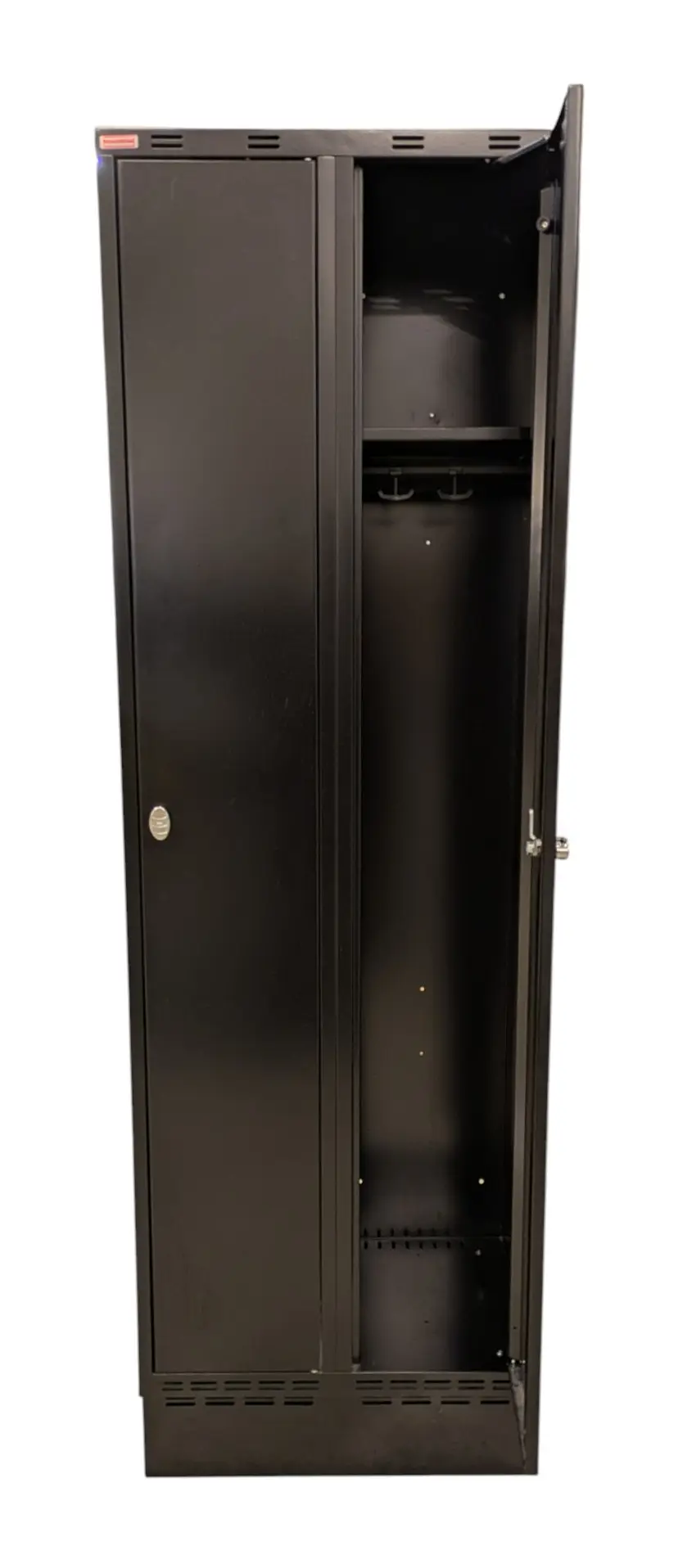 Klädskåp 2 Dörrar Svart (4)