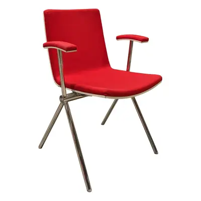 Stol EFG Avia RödVitKrom (2)