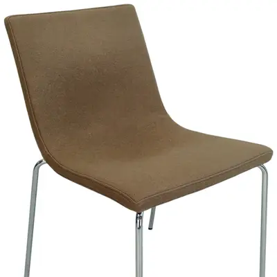 Stol Offecct Bond Light Brun/Krom