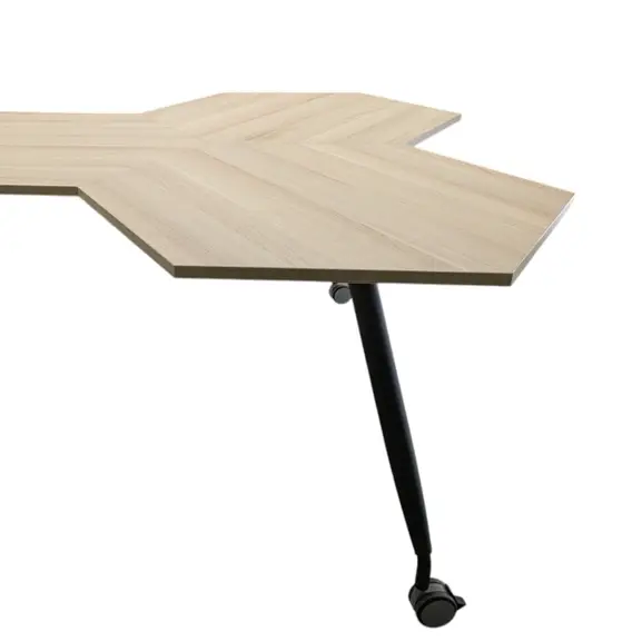 Mötesbord Kinnarps Trixagon EkSvart 160×161,5cm (3)