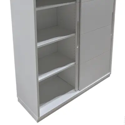 Förvaring Edsbyn Part 3xA4 Vit 120×150 cm