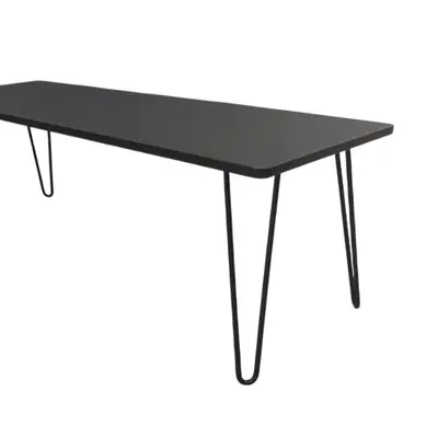 Soffbord Svart 125×45
