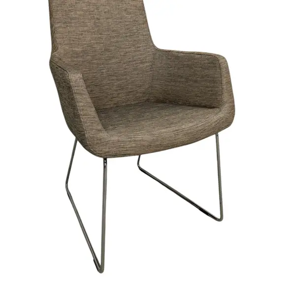 Fåtölj Swedese Happy GråBeigeKrom