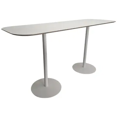 RPG 043821-259062 StåbordBarbord Offecct Cornflake Vit 220x75cm Höjd 110cm 2