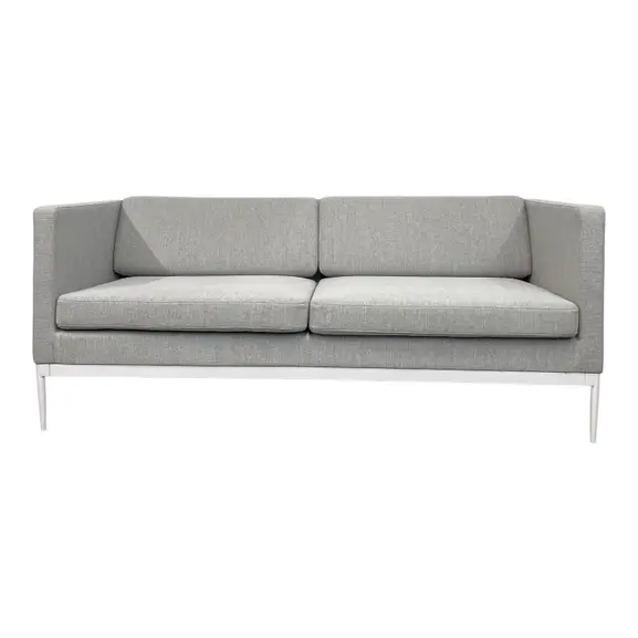 Soffa Lotus Bergamo LjusgråKrom (2)