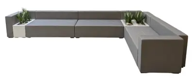 Soffa Materia Monolog GråVit