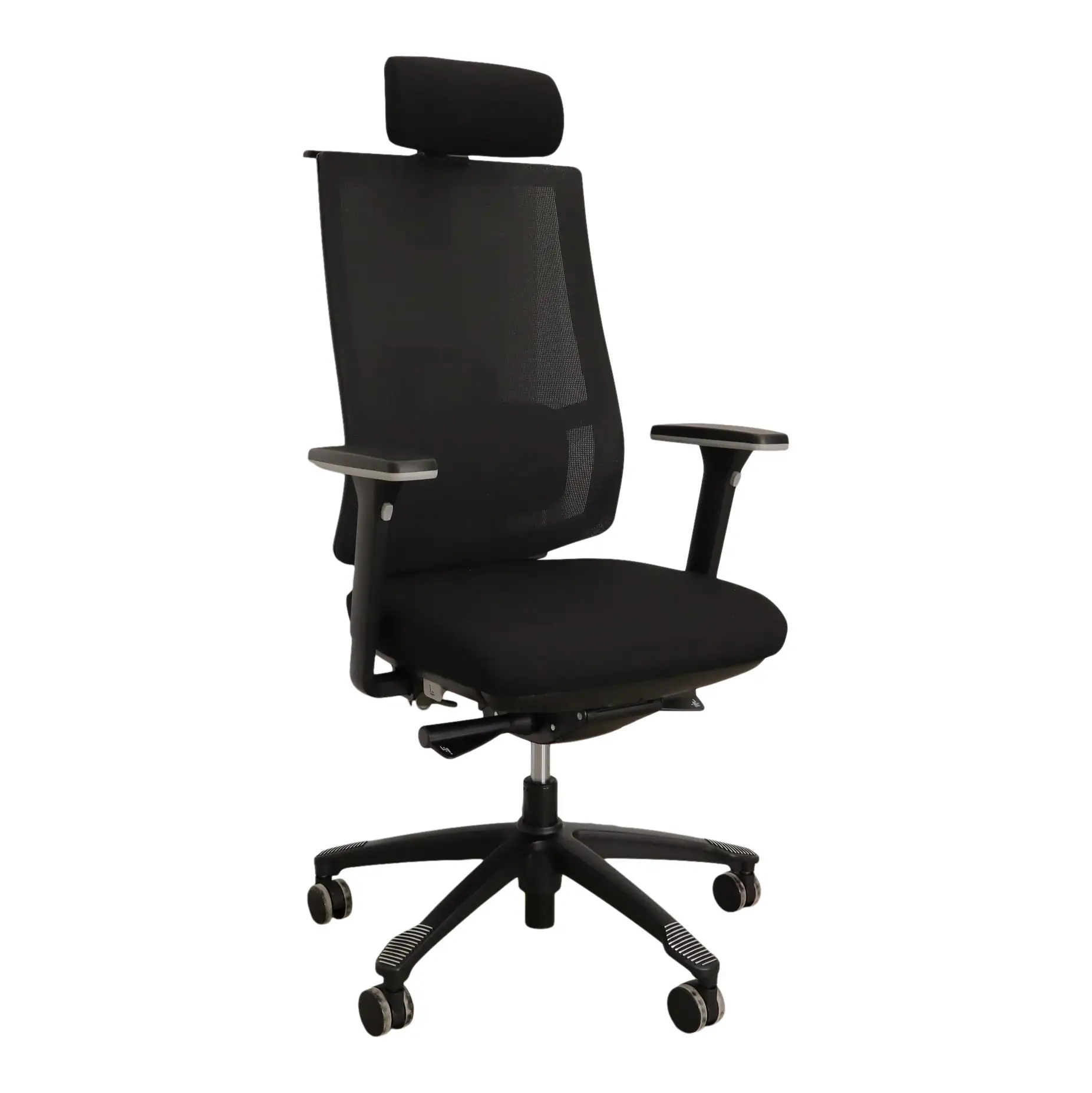 Kontorsstol Toplux Comfo 2030 Svart Ny (2)