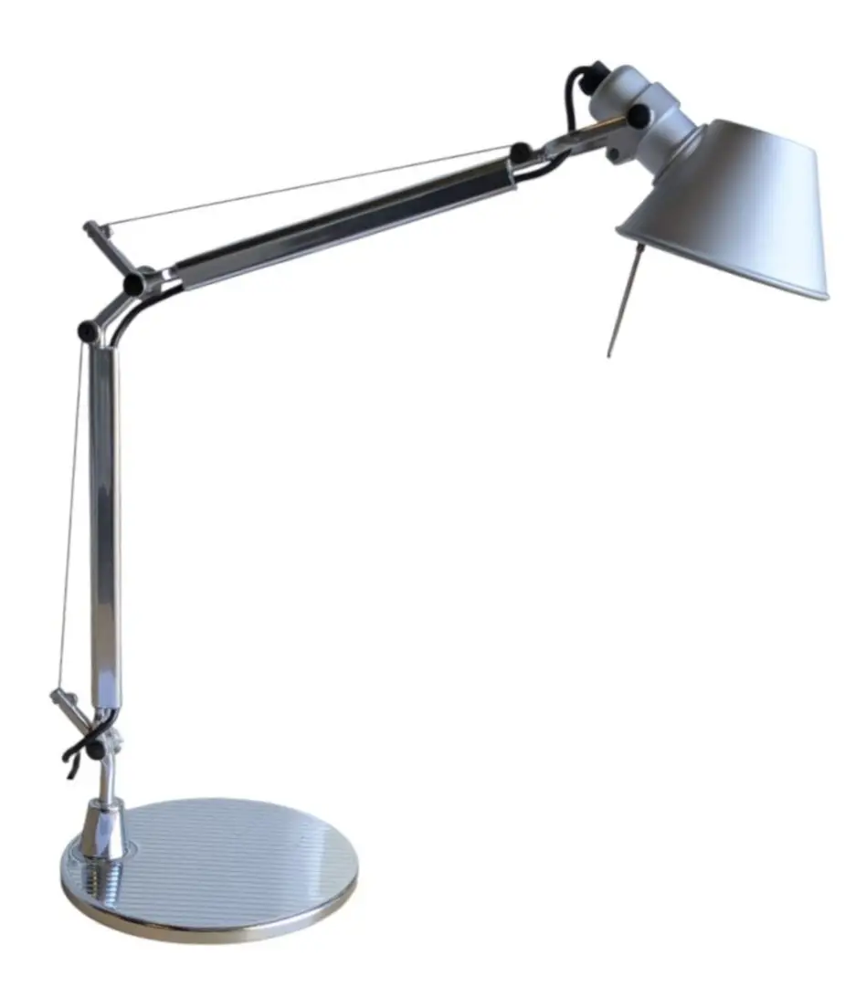 Skrivbordslampa Artemide Tolomeo GråKrom (3)