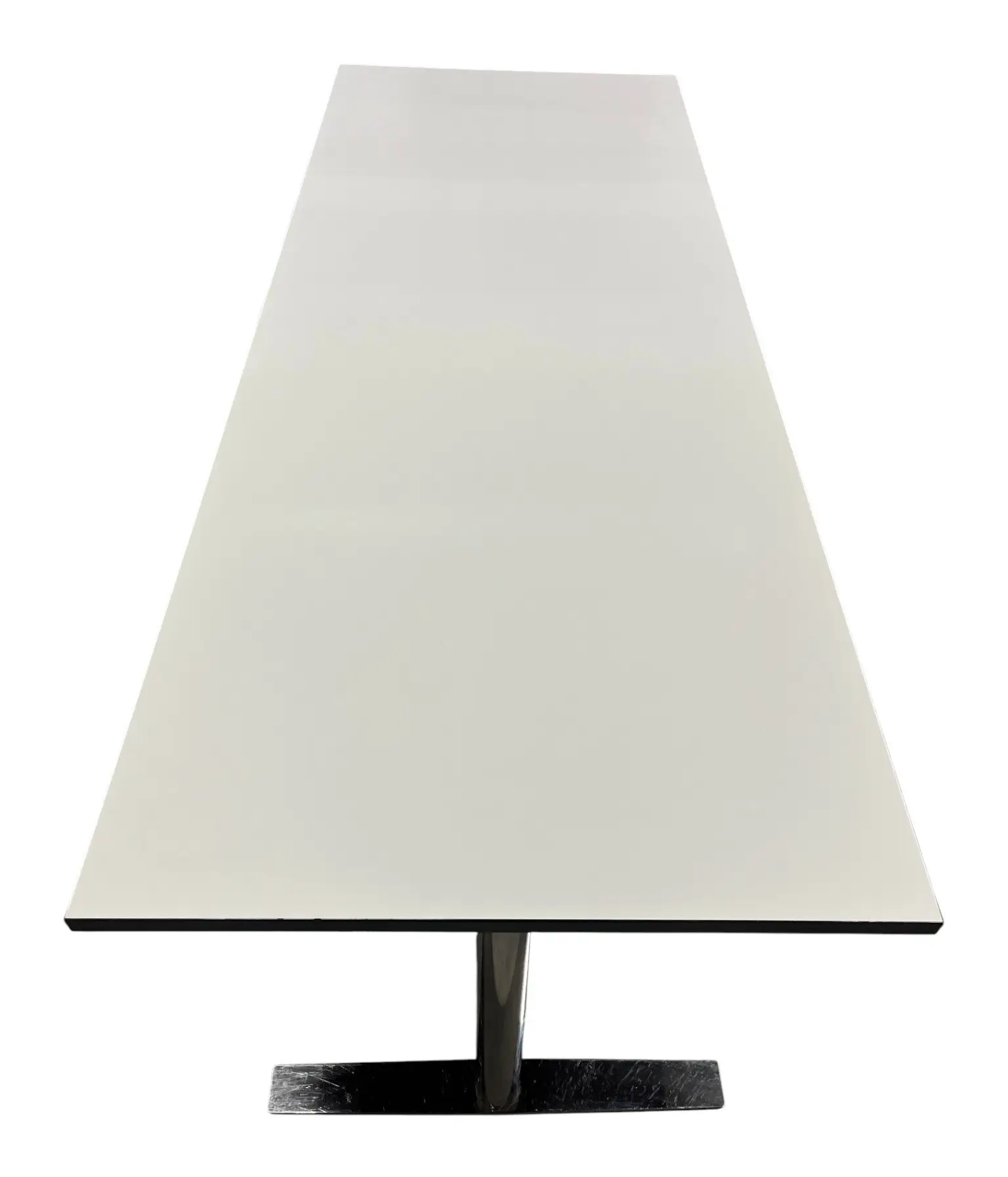 Bord EKV Ceasar T VitSvartKrom 180×70 (3)