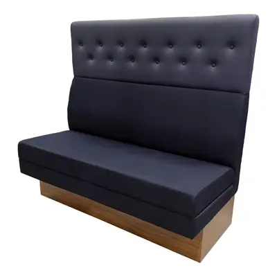 Soffa Vilax London Light High MörkblåKonstläder