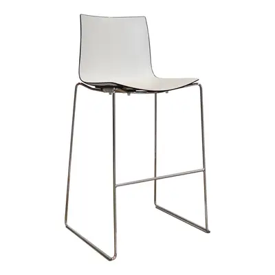 Barstol Arper Catifa 46 Bar Stool Sled Vit/Svart