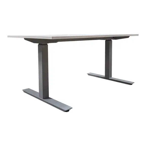 Elskrivbord Martela GråVit Flexibelt 140×80